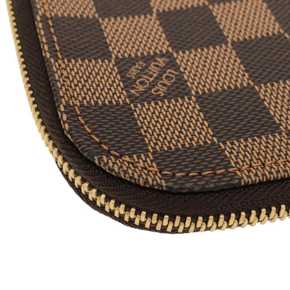 LOUIS VUITTON Authentic Brown Damier Pochette Clutch Bag - Picture 4 of 5